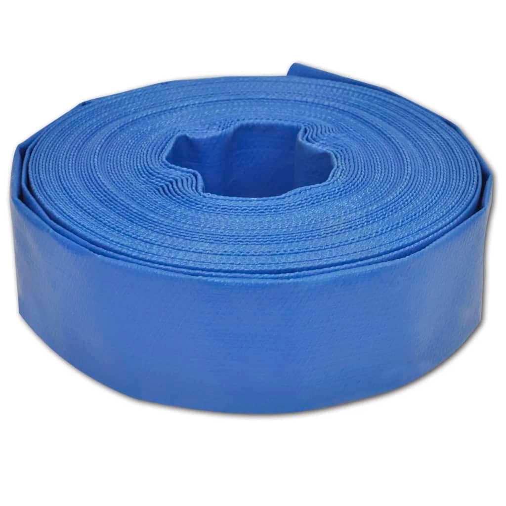 vidaXL Mangueira plana 25 m 3" PVC