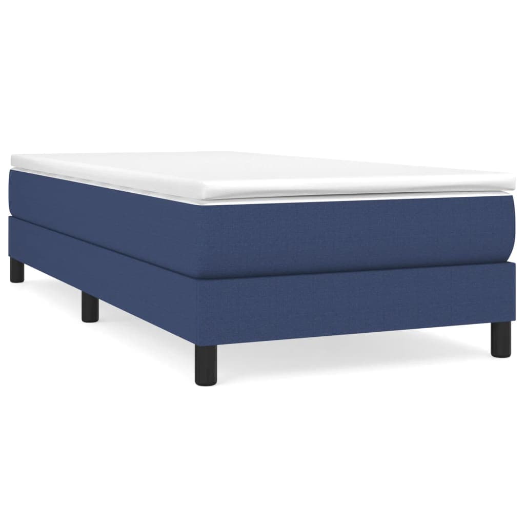 vidaXL Estrutura de cama com molas 80x200 cm azul