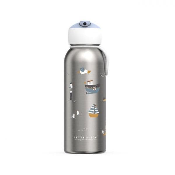 Little Dutch Garrafa de Aço Inoxidável Sailors Bay 350ml
