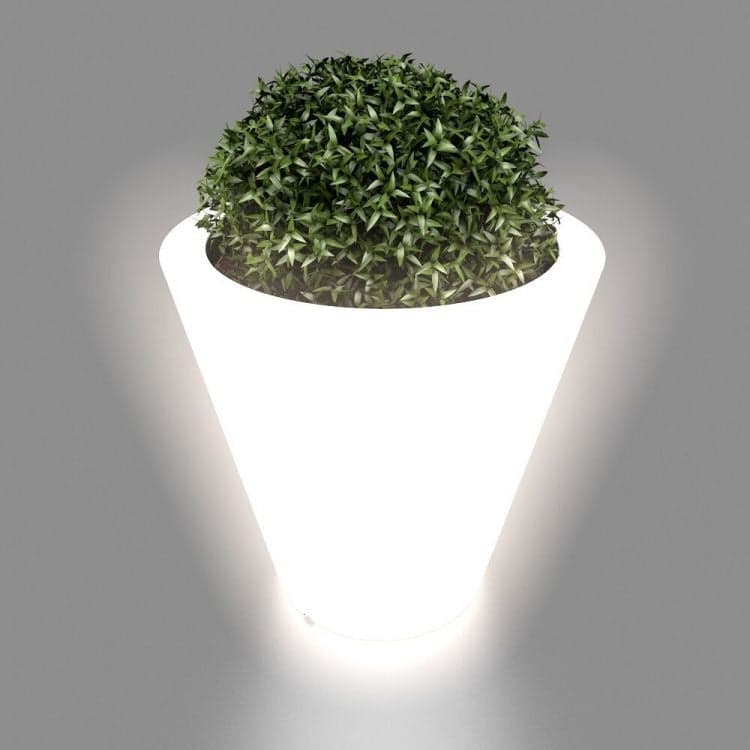 Vaso luminoso 50 x 50 x 60 cm branco