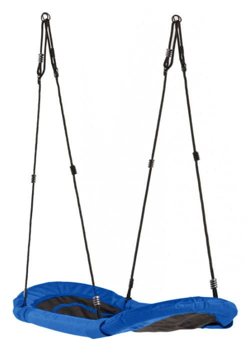 Baloiço tipo ninho XXL 167 x 70 cm azul