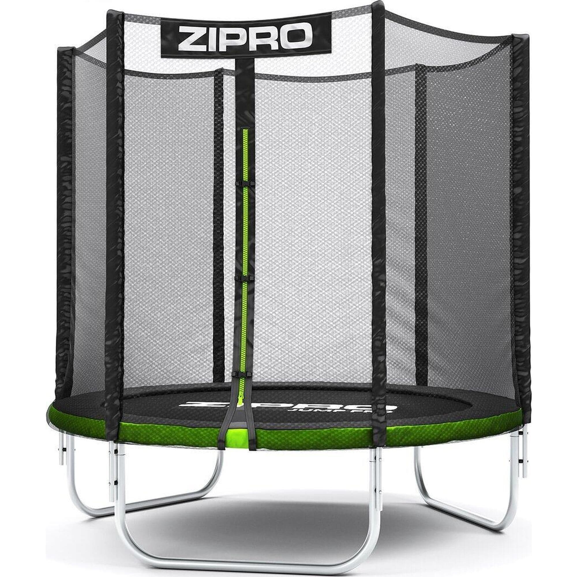 Trampolim com rede Ø140 cm até 25 kg verde