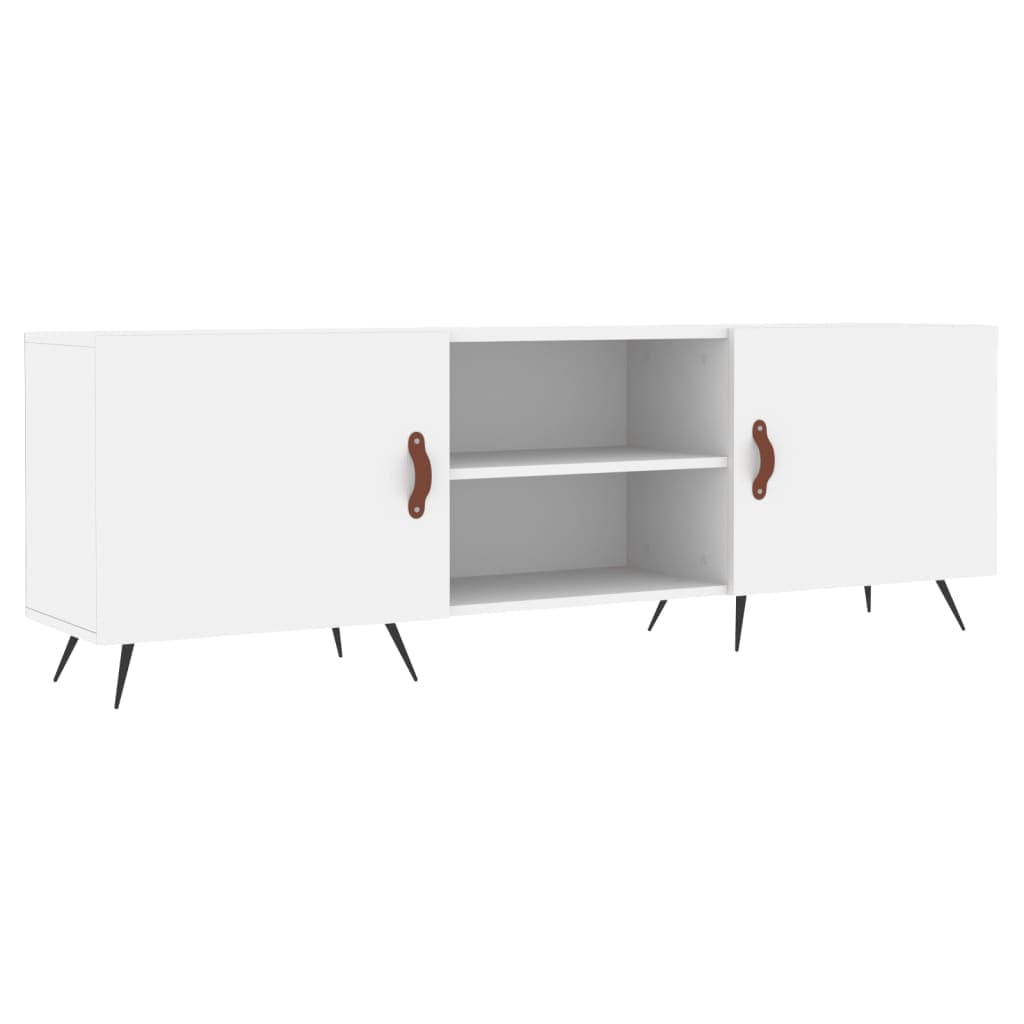 vidaXL Móvel para TV 150x30x50 cm derivados de madeira branco