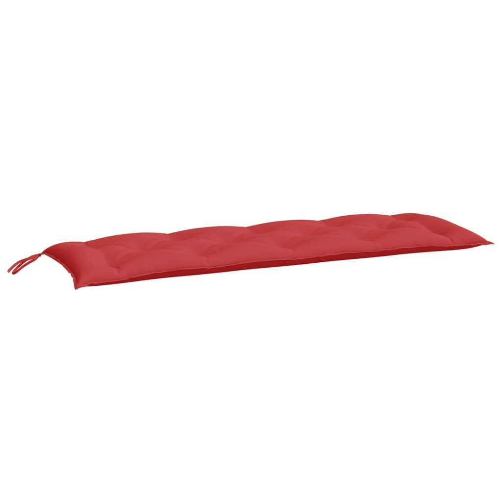 vidaXL Almofadão p/ banco de jardim 150x50x7cm tecido oxford vermelho
