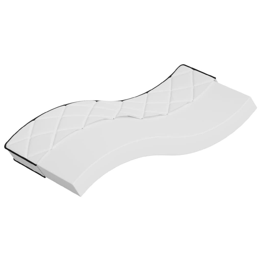 vidaXL Colchão de espuma médio suave 80x200 cm