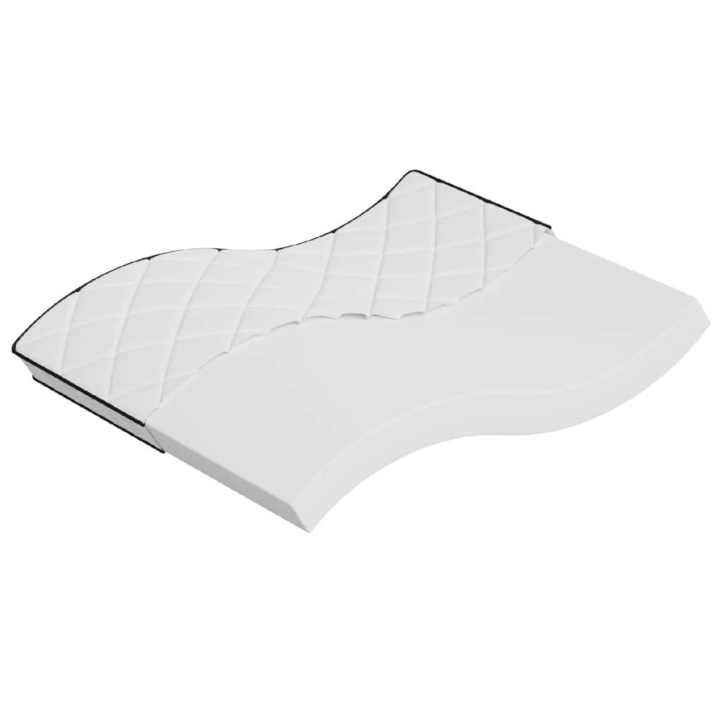 vidaXL Colchão de espuma médio suave 160x200 cm