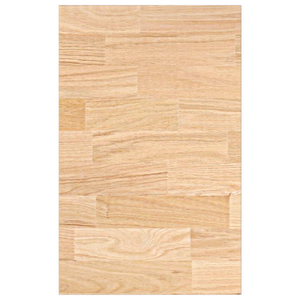 VidaXL Bancada de cozinha retangular 40x63,5x2,7 cm carvalho maciça