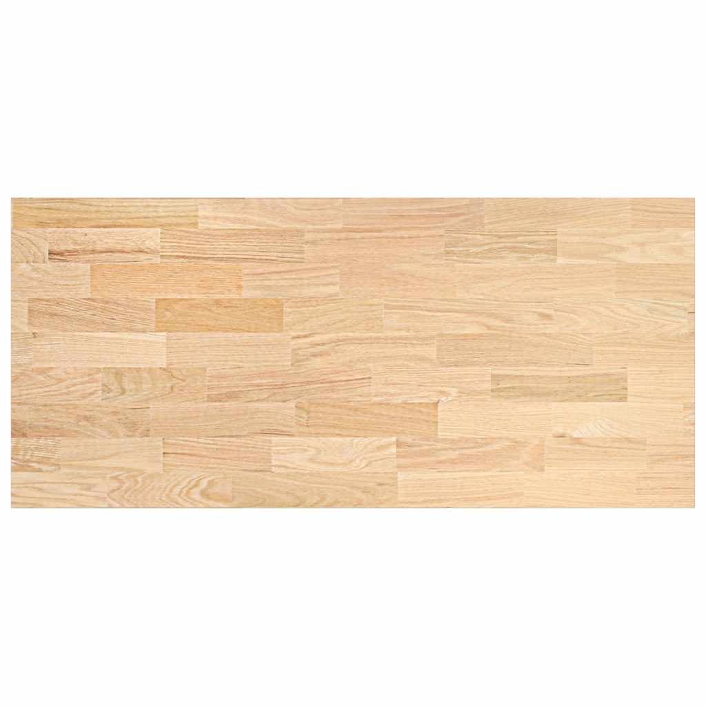 VidaXL Bancada de cozinha retangular 140x63,5x4 cm carvalho maciça