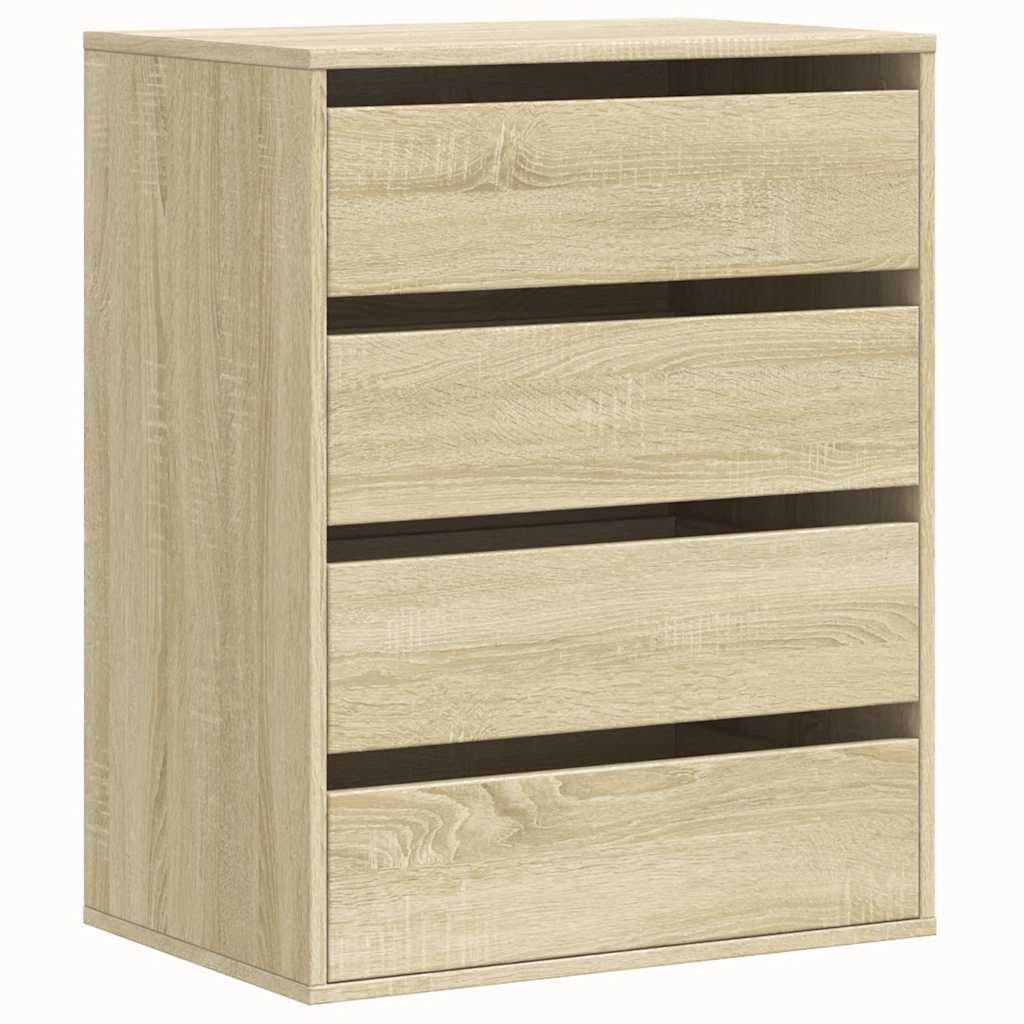 vidaXL Cómoda 60x41x76 cm Derivados de Madeira Carvalho Sonoma - 2082327439