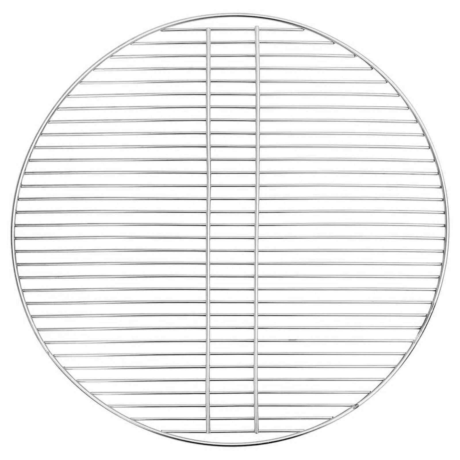 vidaXL Grelha para churrasco Prateado 60 x 60 cm Aço inoxidável