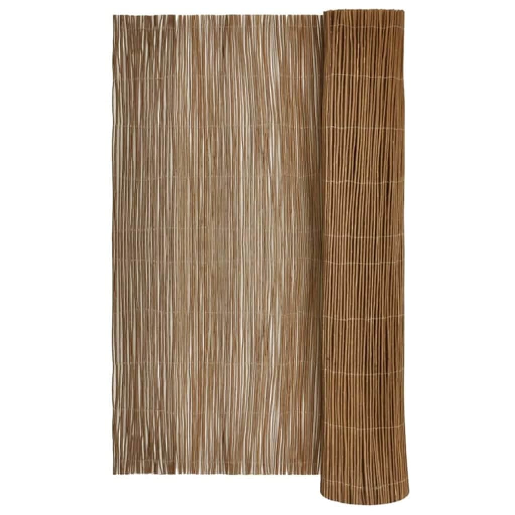 vidaXL Cerca de Salgueiro Natural 160 x 500 cm Salgueiro
