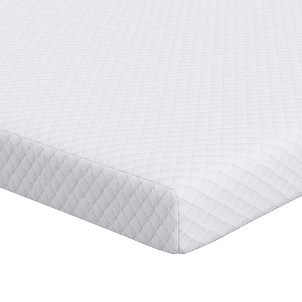 vidaXL Topper de Colchão Branco 200 x 200 cm Tecido Jacquard