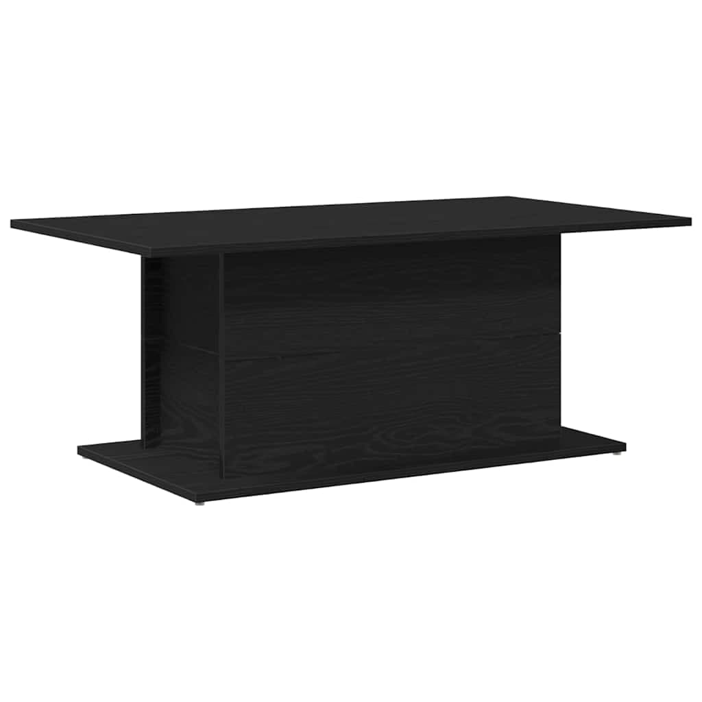 vidaXL Mesa de centro Carvalho Preto 102 x 55,5 x 40 cm