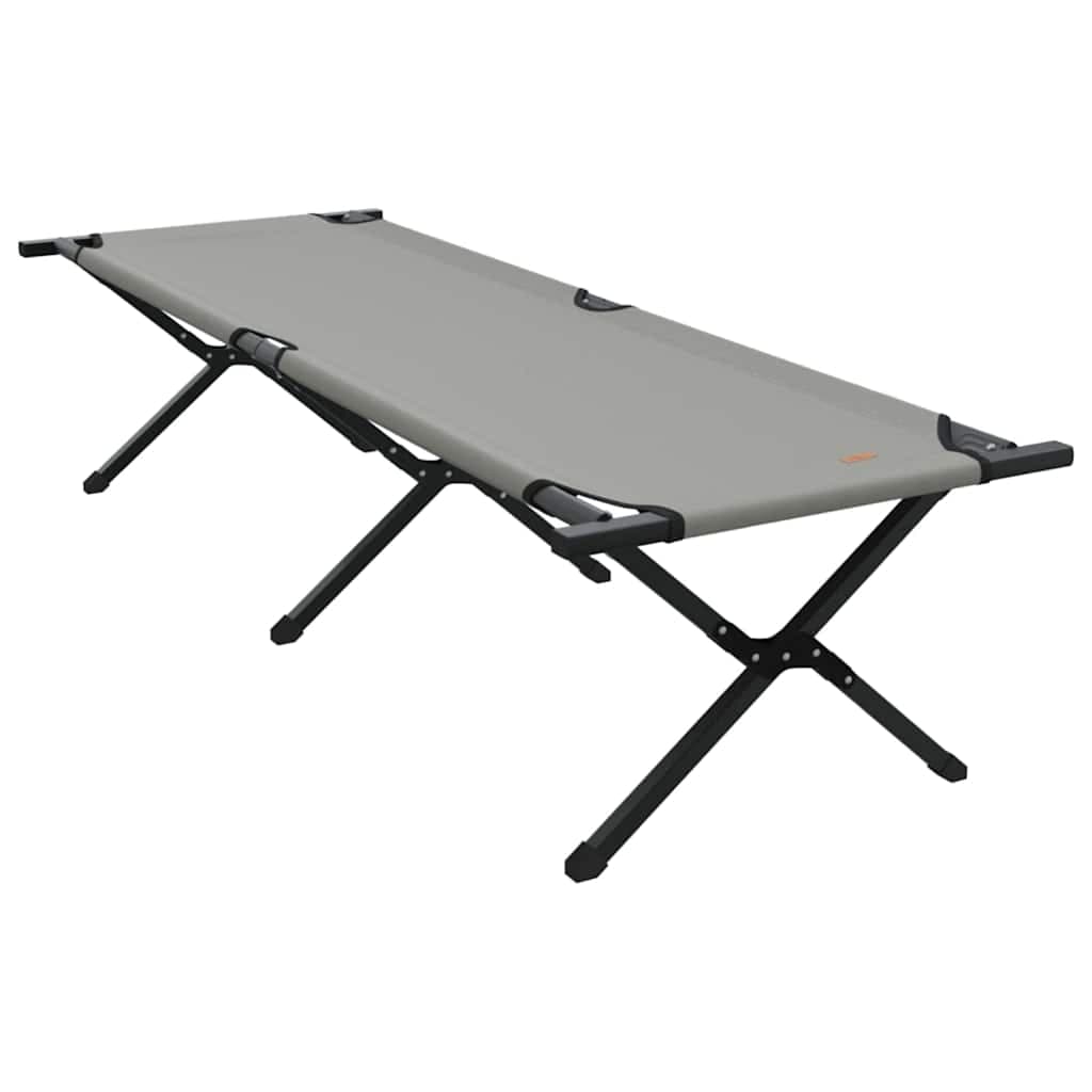 vidaXL Cama de Camping Dobrável Cinzeto 193 x 69 x 45 cm Tecido Oxford