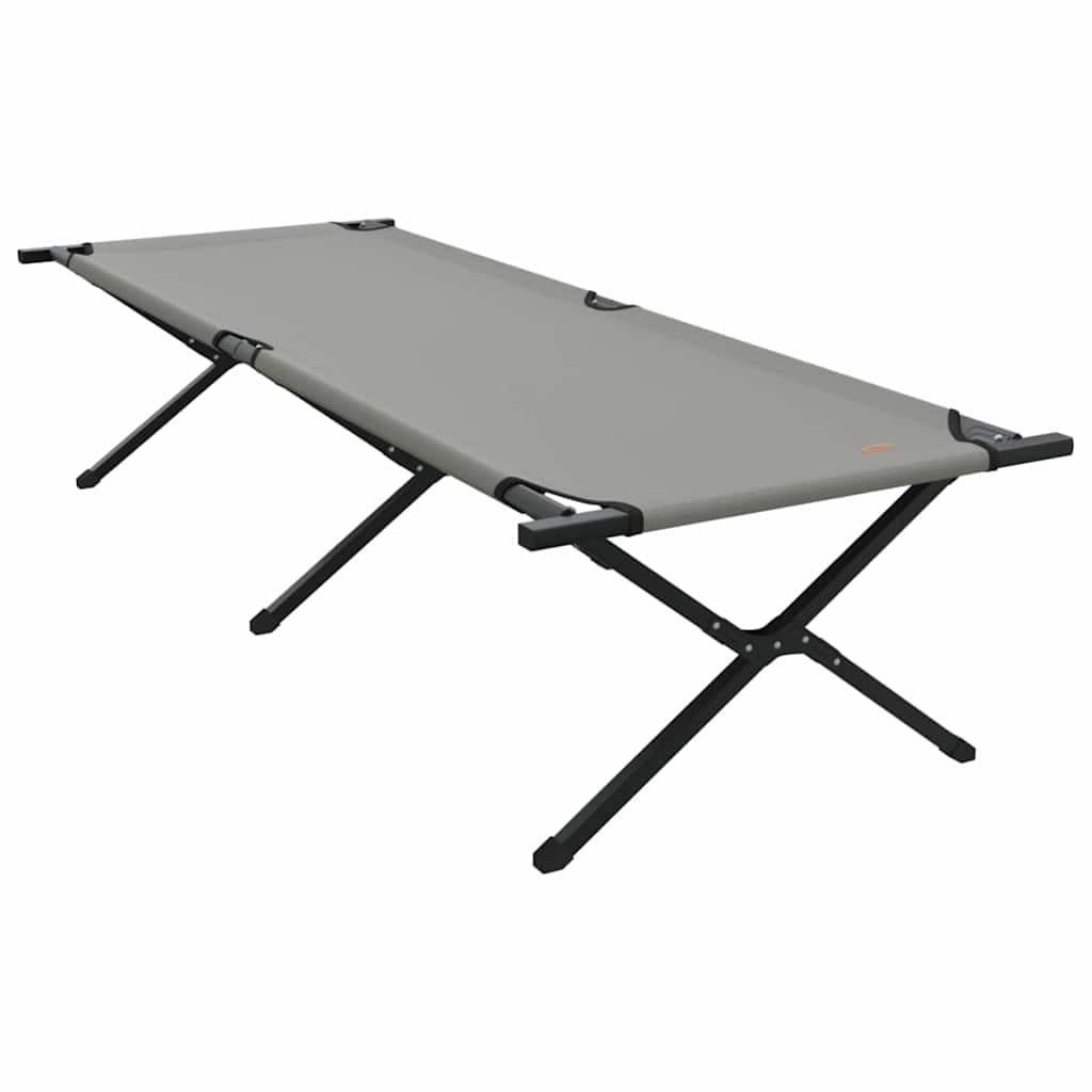 vidaXL Cama de Camping Dobrável Cinzeto 210 x 80 x 46 cm Tecido Oxford