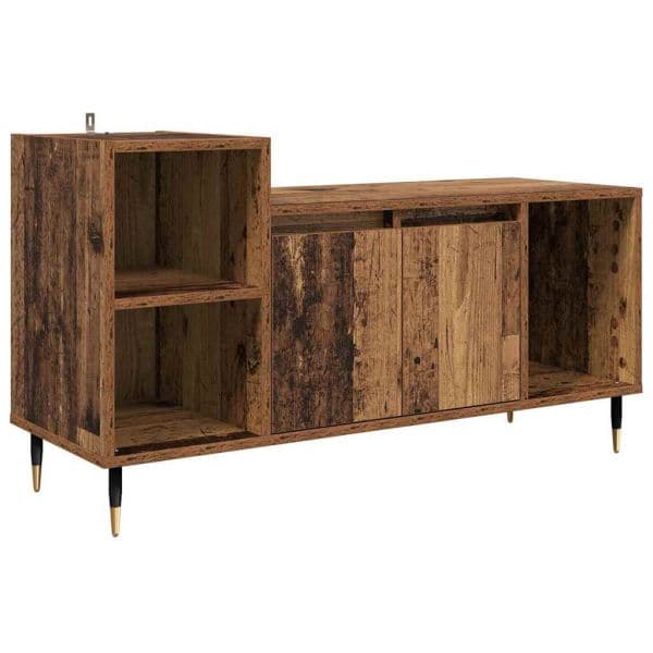 vidaXL Móvel para TV Madeira Antiga 100 x 35 x 55 cm - 2850102026