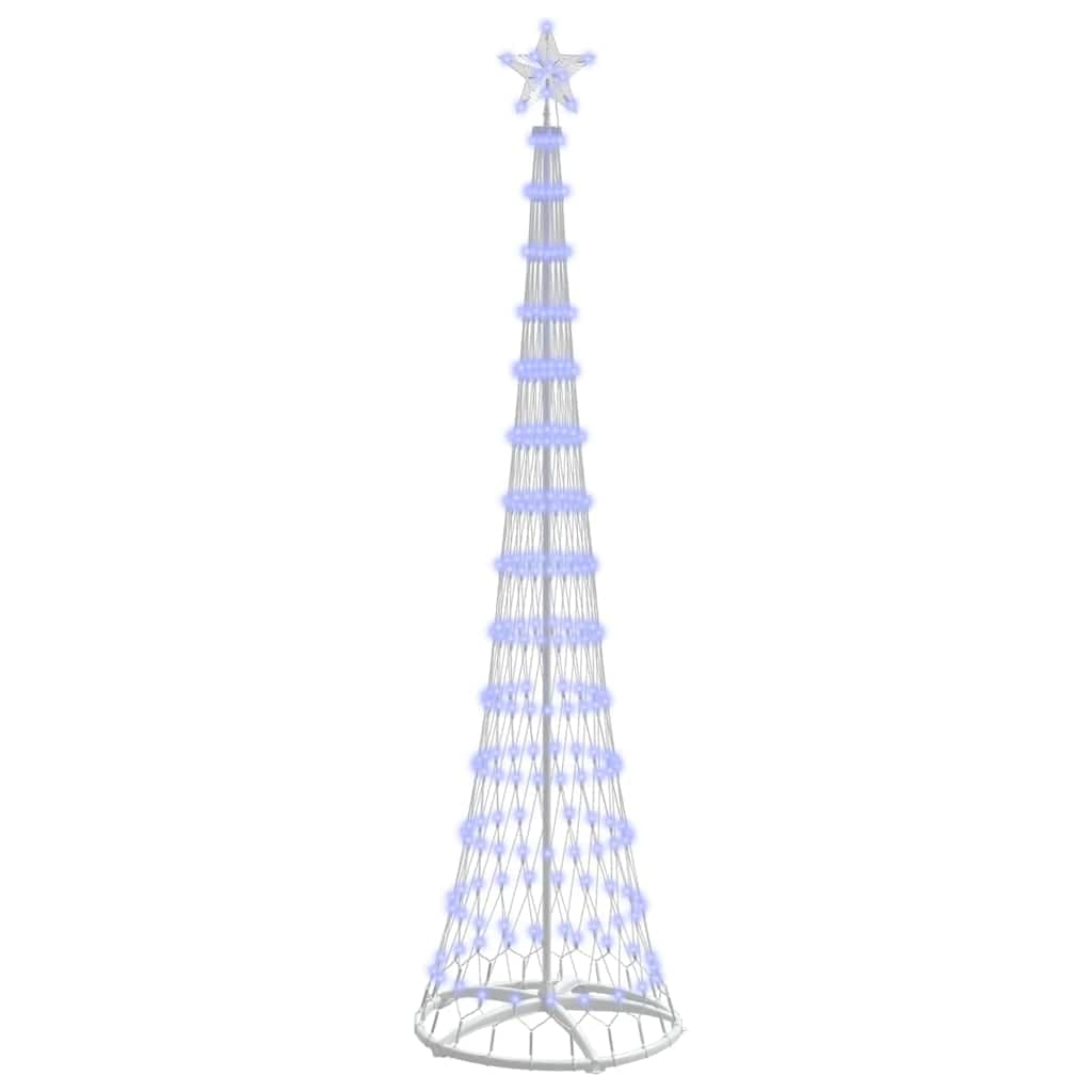 vidaXL Árvore de Natal LED com 290 Leds Azul 70 X 70 X 250 cm Metal - 1438043747