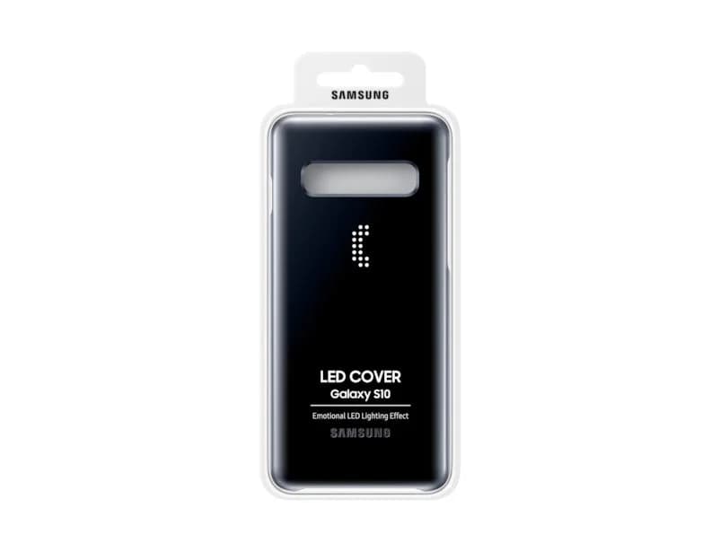 CAPA LED SAMSUNG S10 EF-KG973CBEGWW PRETA