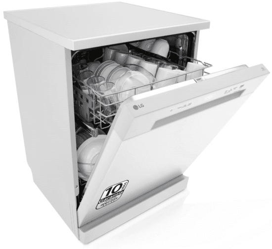 MÁQUINA DE LAVAR LOUÇA LG DF141FW 14 CONJUNTOS BRANCO