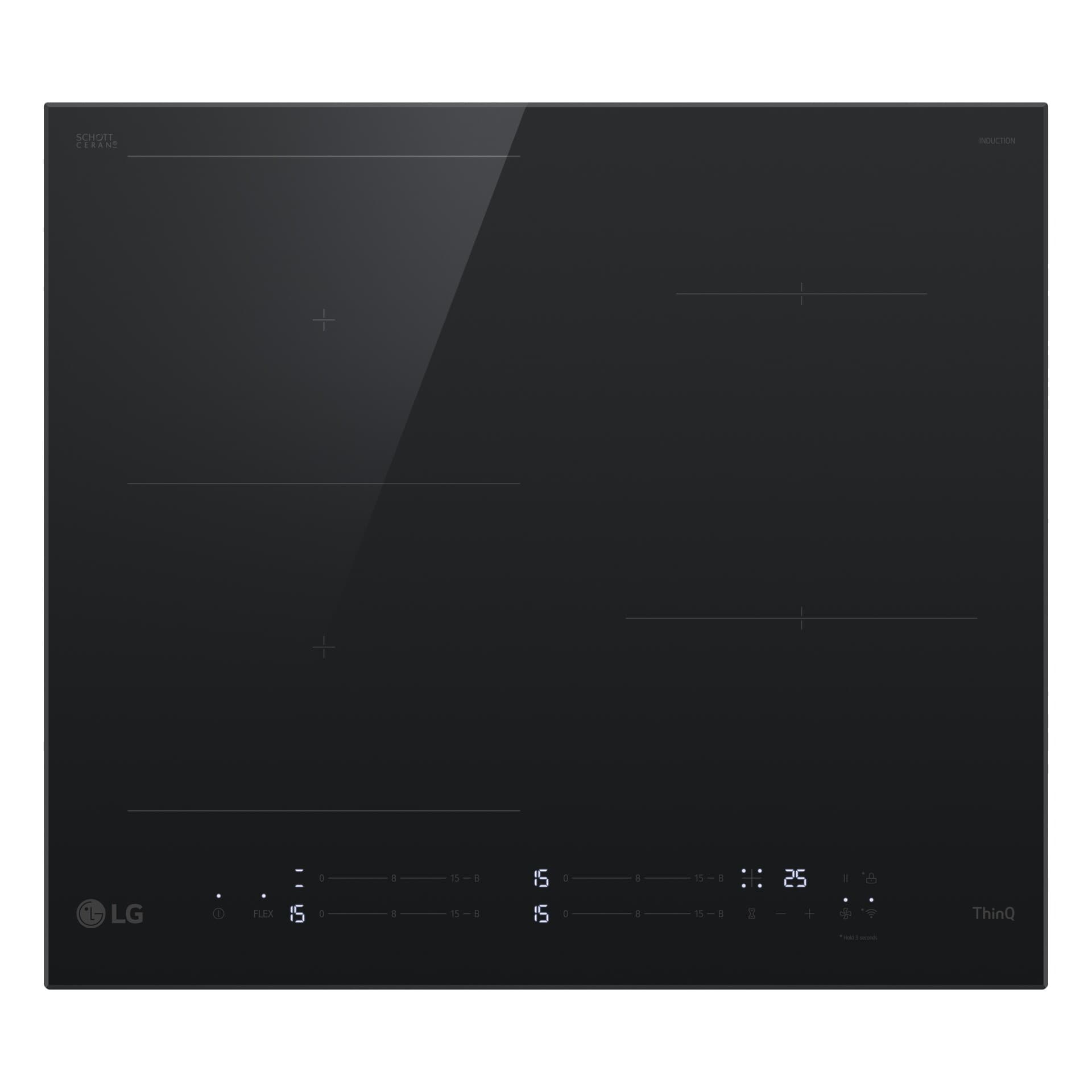 Placa de Indução LG CBIZ2435B | 4 Zonas, 59cm, Preto