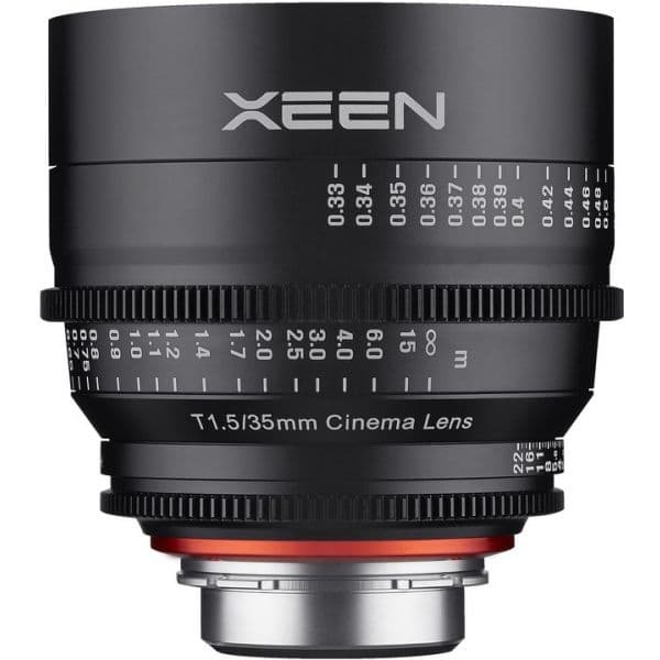 Objetiva Xeen 35mm T/1.5 para Sony E