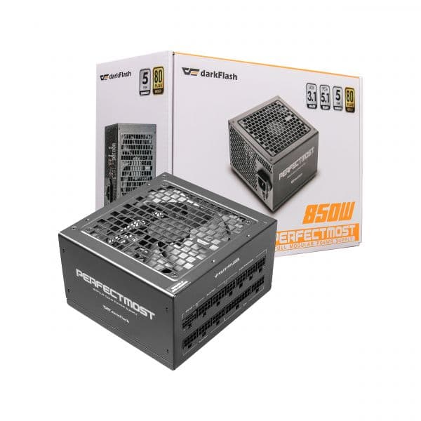 Darkflash PMT850 850W 80 Plus Gold Full Modular Preta