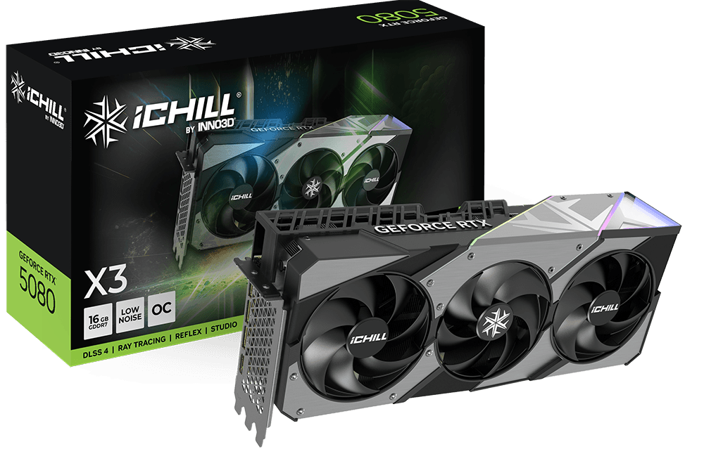 Inno3D RTX5080 iChill X3 16GB GDDR7 HDMI 3xDP