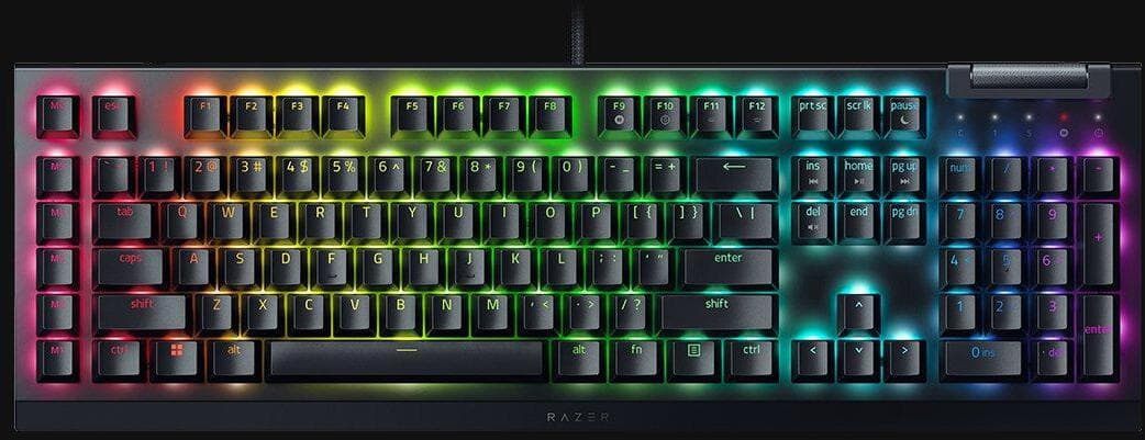 Razer BlackWidow V4 X Layout US RGB Switch Verde
