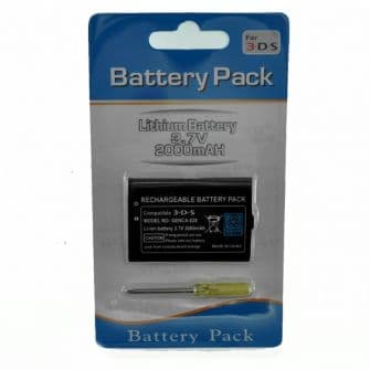 Bateria recarregável 2000mAh Nintendo 3DS