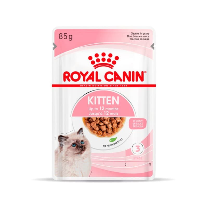 Ração Húmida Royal Canin Kitten Instinctive Gravy 85g