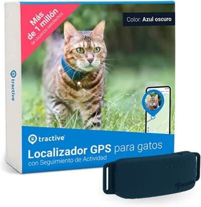 Tractive GPS Localizador para gatos (Azul)