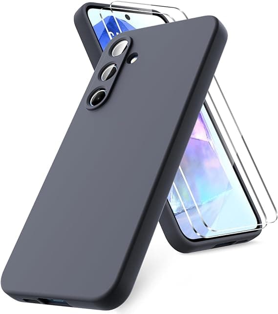 Capa Samsung Galaxy A37 5G Silicone Líquido com 2 Películas