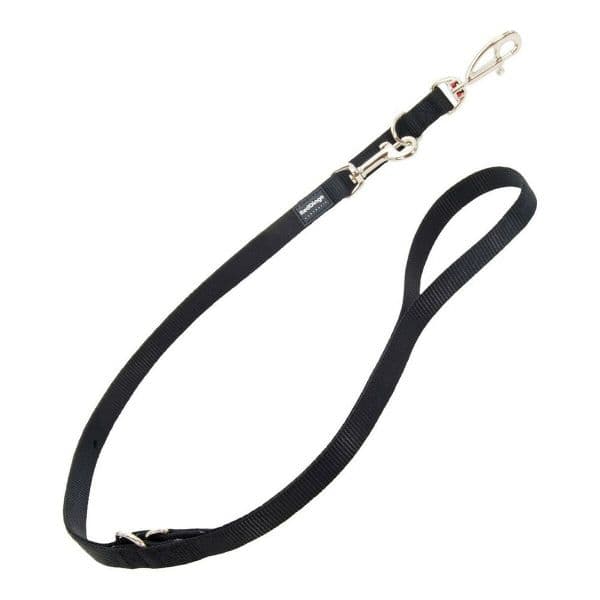 Red Dingo Trela Multiposições Nylon Preto 1,5 x 200 cm S