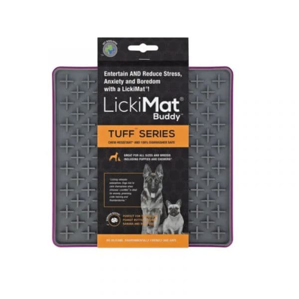 Lickimat Buddy Tuff Tapete para Lamber Roxo
