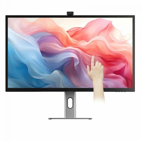 Monitor Alogic 32" Clarity 32 Max Touch 4K UHD Touchscreen 65W Webcam HDMI DP USB-A Black/Silver