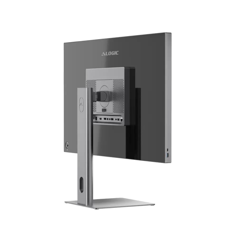 Alogic TFT 32" Aspekt 4K 145W+90W+USB Charging grey gloss