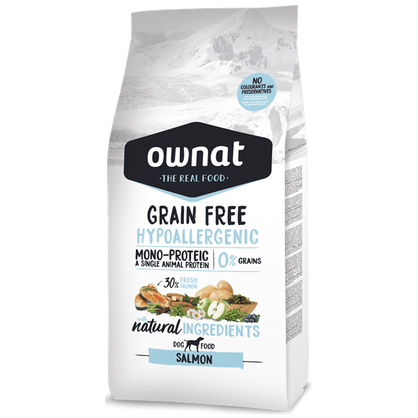 Ownat Grain Free Hypo-Allergenic Salmão 12Kg
