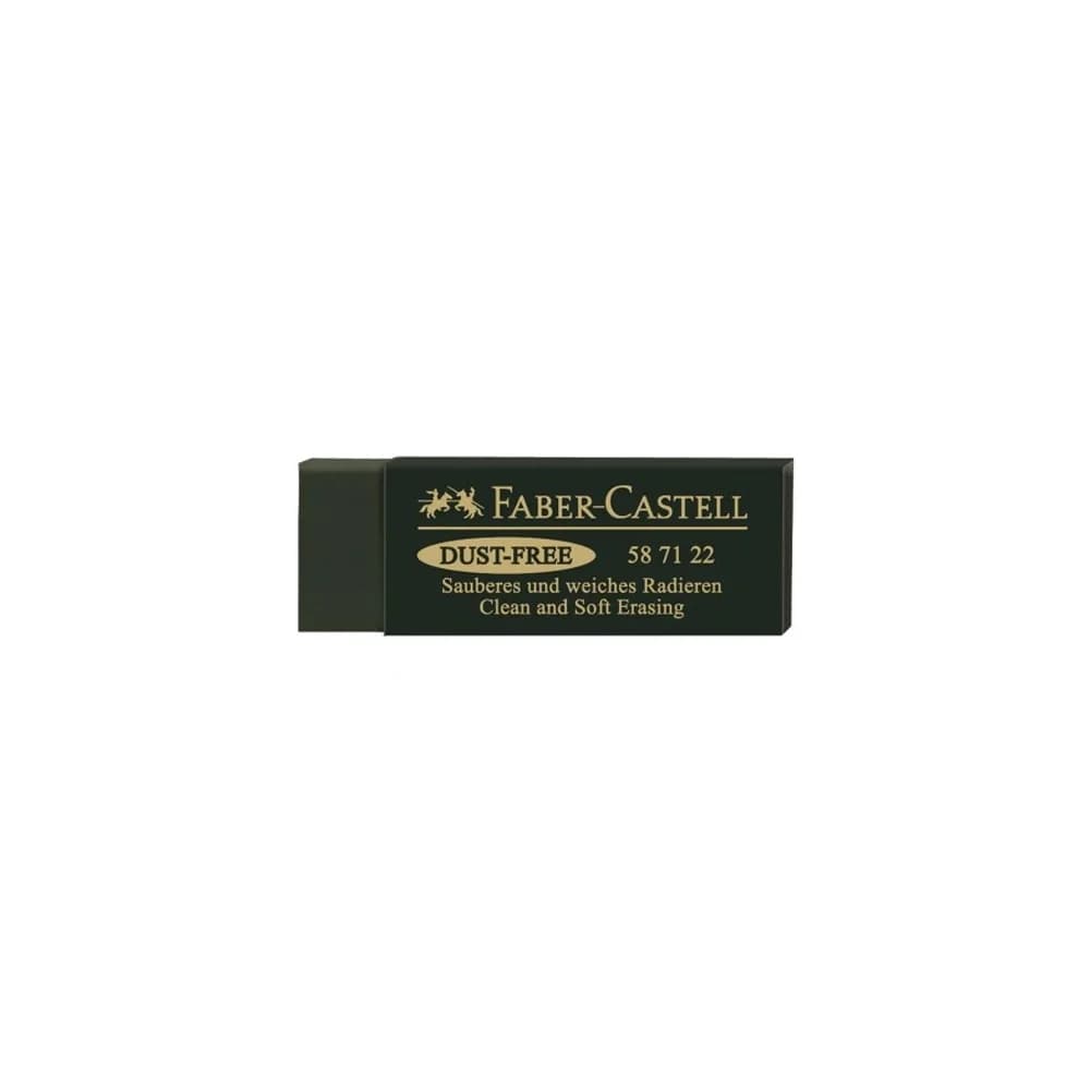 Borracha Artes Faber Castell Dust Free Verde x 2un