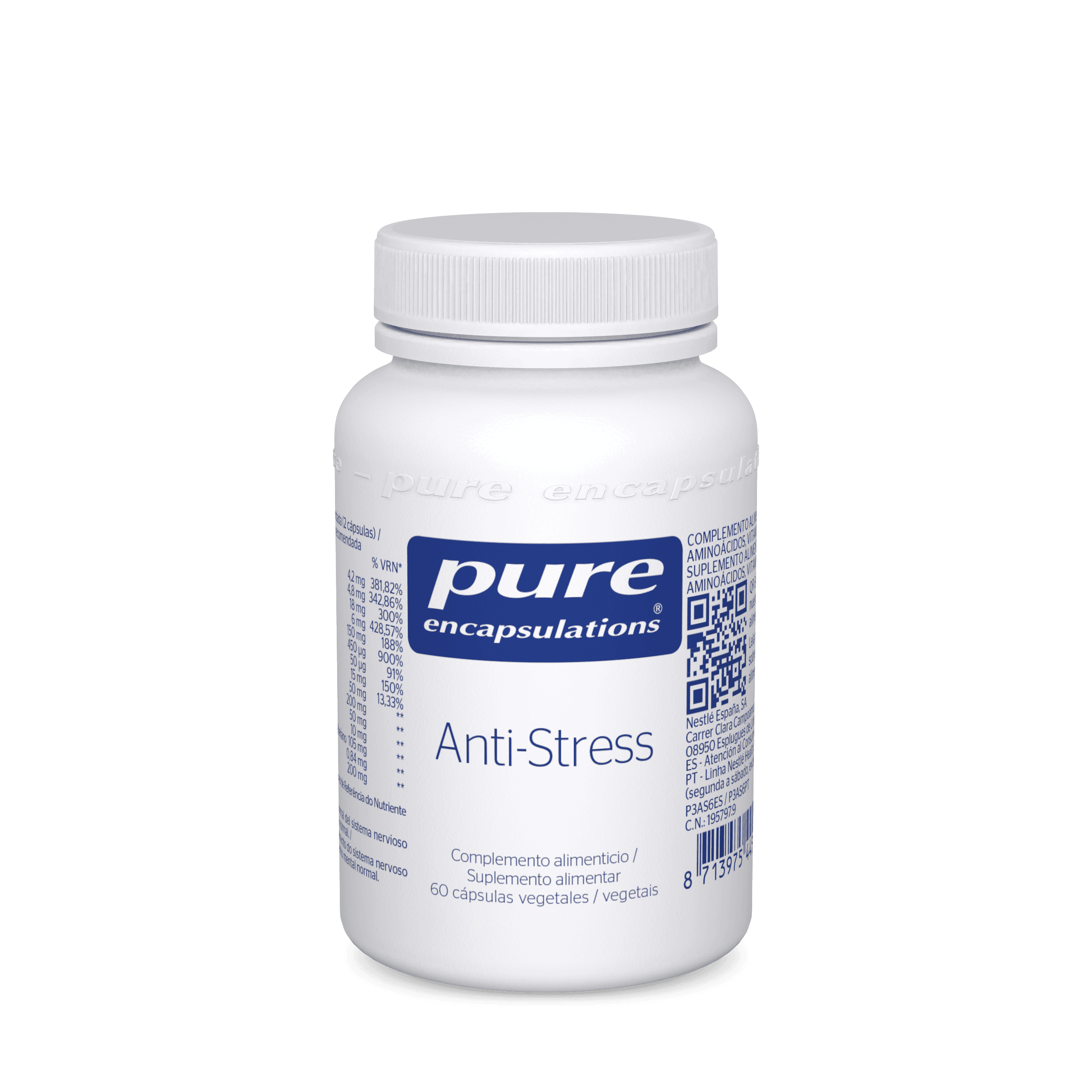 Pure Encapsulation Anti-Stress 60 Cápsulas