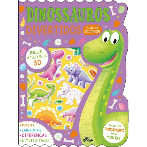 Dinossauros Divertidos: Livro de Atividades