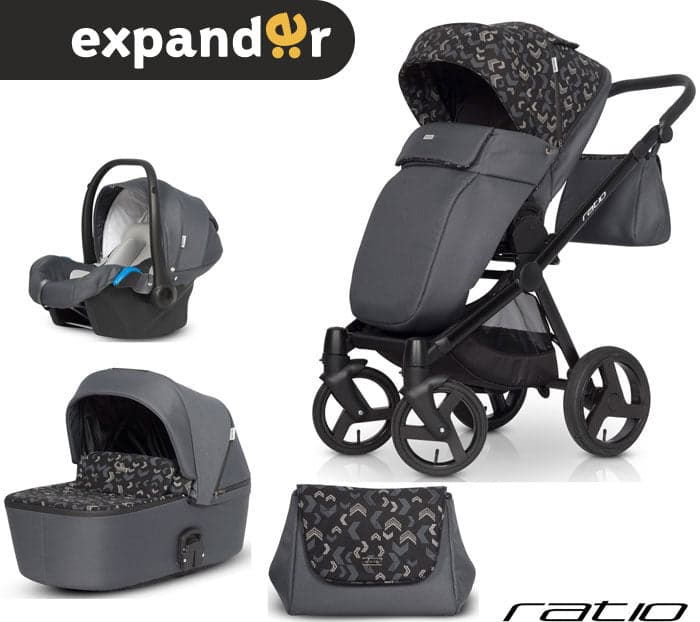 EXPANDER - Carrinho multifuncional RATIO + KITE ISOFIX READY Colour 2