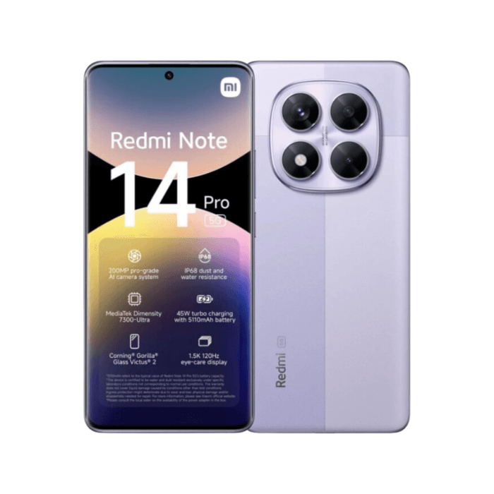 Xiaomi Redmi Note 14 Pro 5G 6.67" Dual SIM 8GB/256GB Lavender Purple
