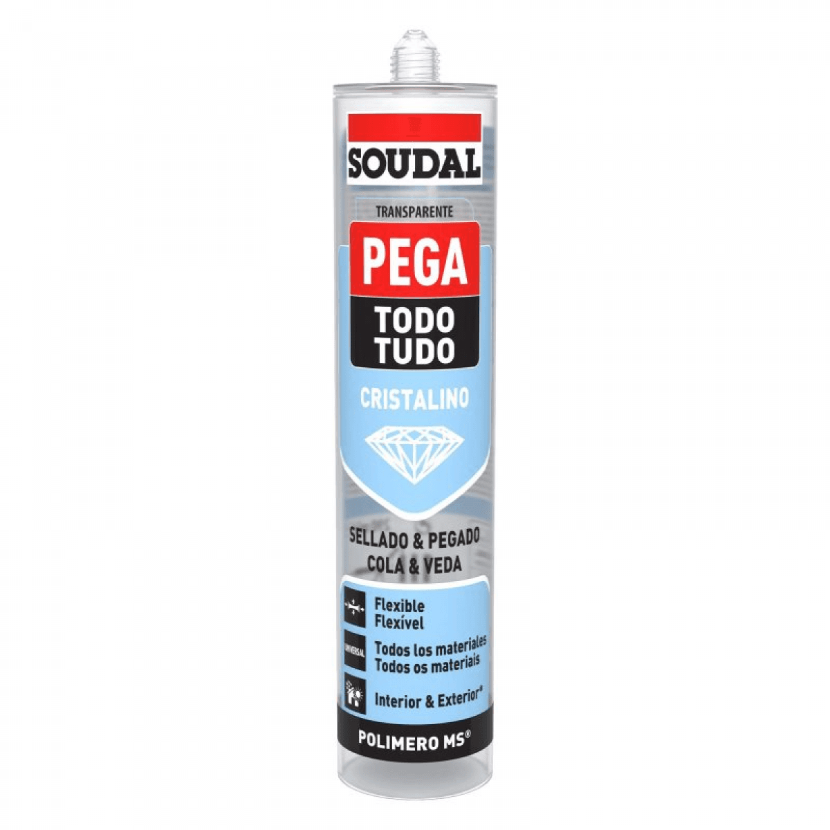 Soudal Cola e Veda Cristal 290 ml - 130597