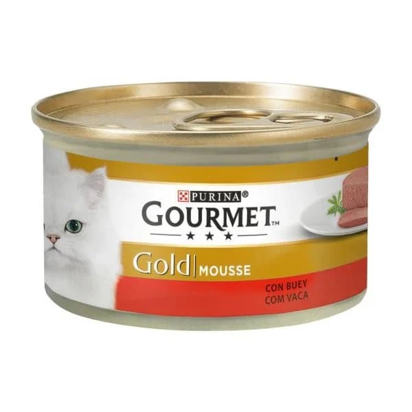 Ração Húmida Purina Gourmet Gold Mousse Carne de Vaca 85g