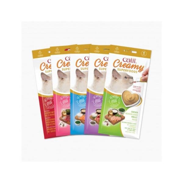 Catit Creamy Superalimentos Salmão, Quinoa e Spirulina 40g
