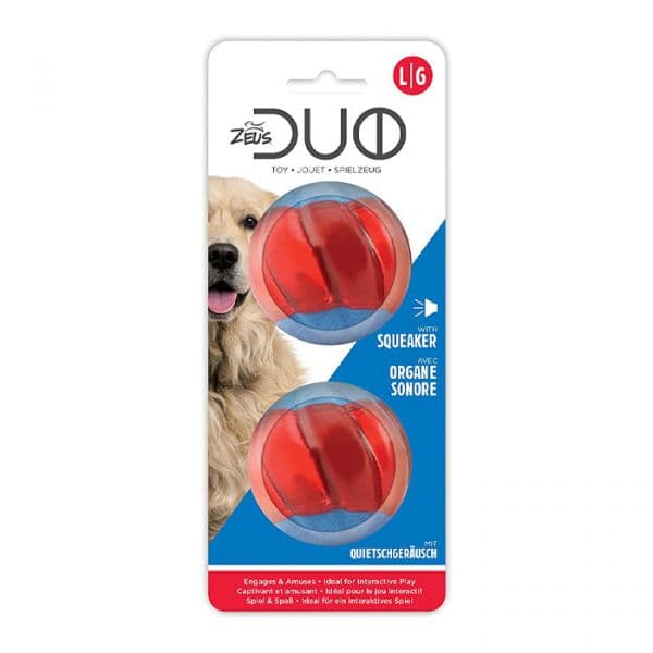 Zeus Bola com Som Cães Duo Large
