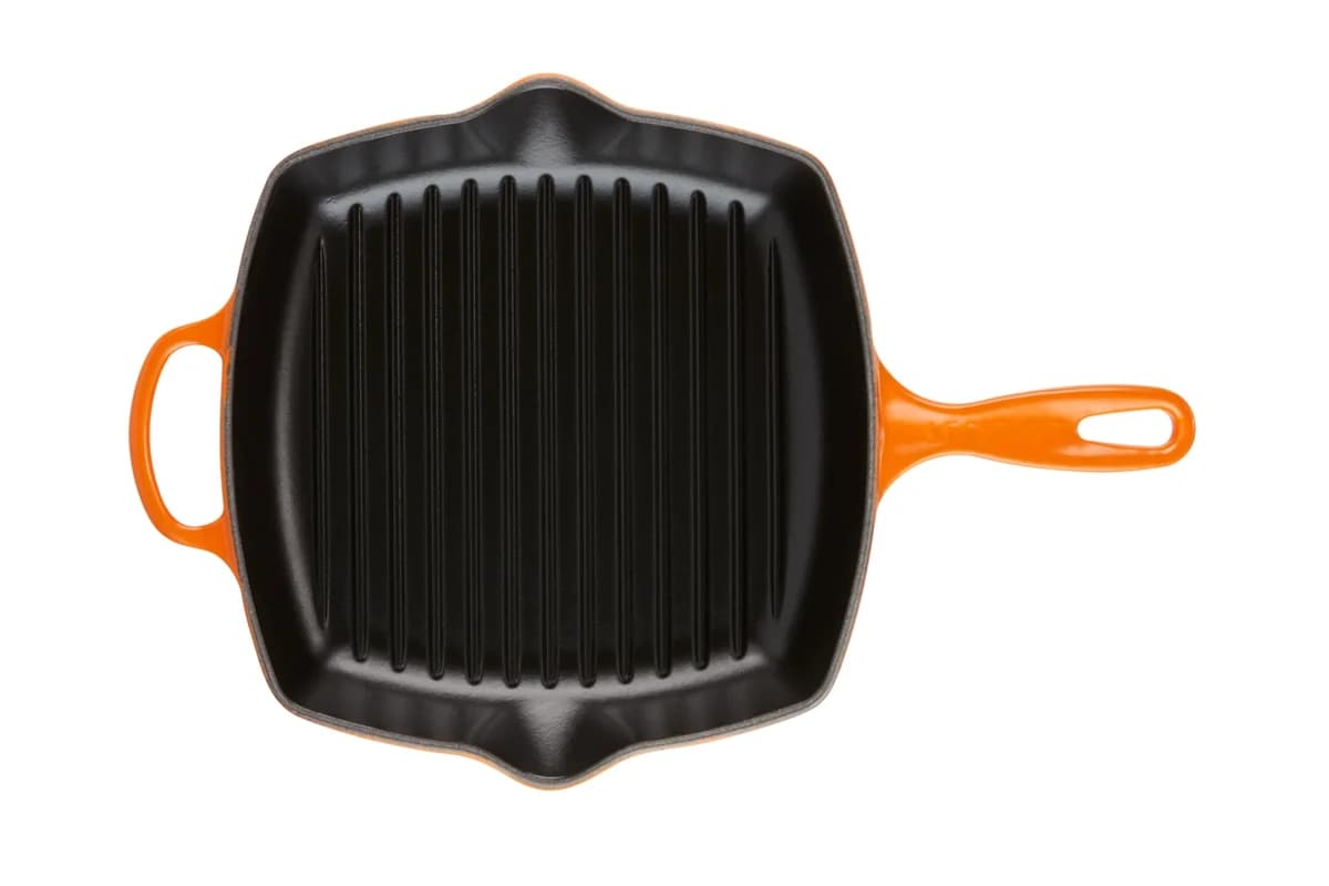 Le Creuset Grelhador Skillet Quadrado 26cm Laranja
