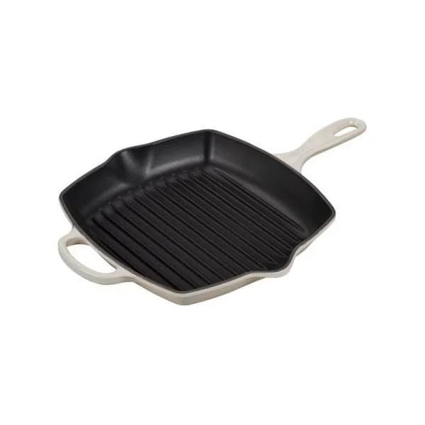 Le Creuset Grelhador Skillet Quadrado 26cm Merengue
