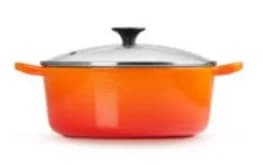 LE CREUSET - Caçarola Red. c/ Tampa Cristal 22 Volcanico 27001220902461