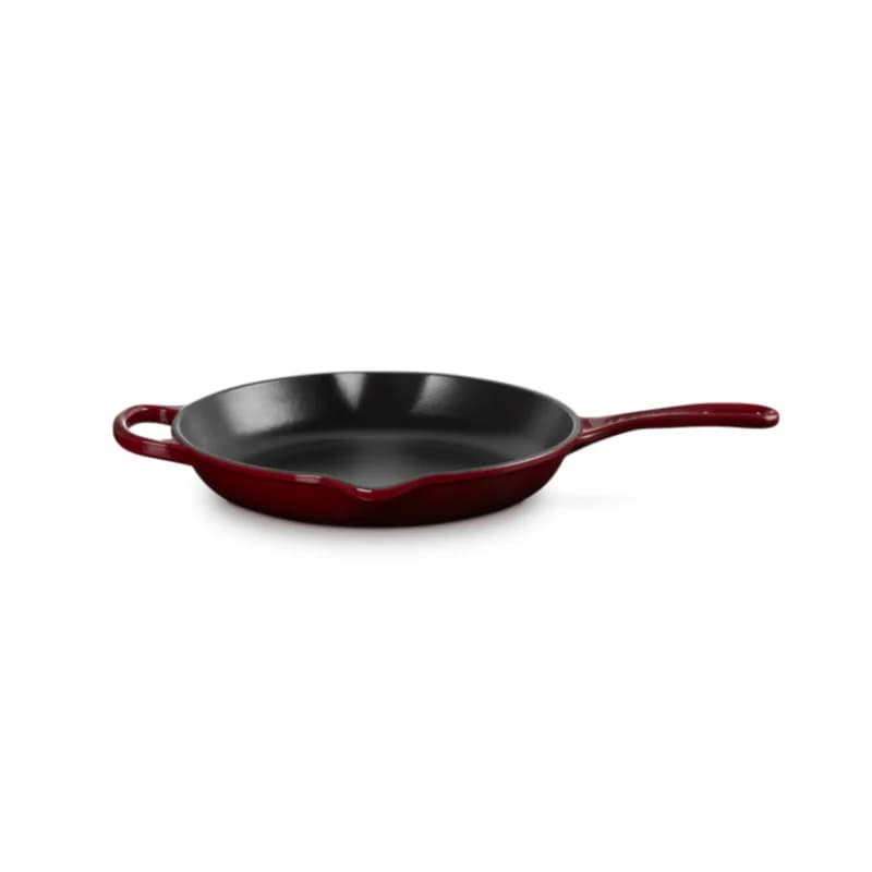 Le Creuset Frigideira Skillet Redonda de Ferro Fundido 26 Signature Lisa Rhone